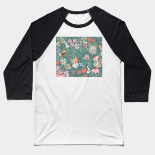 floral pattern Baseball T-Shirt